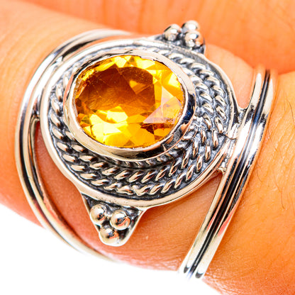 Citrine Rings handcrafted by Ana Silver Co - RING121982