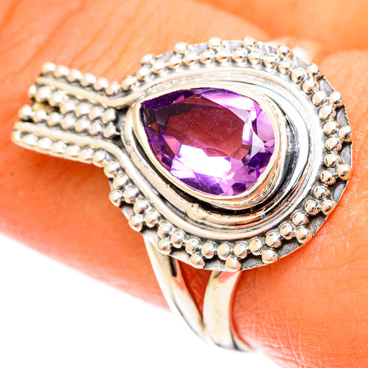 Amethyst Rings handcrafted by Ana Silver Co - RING121987