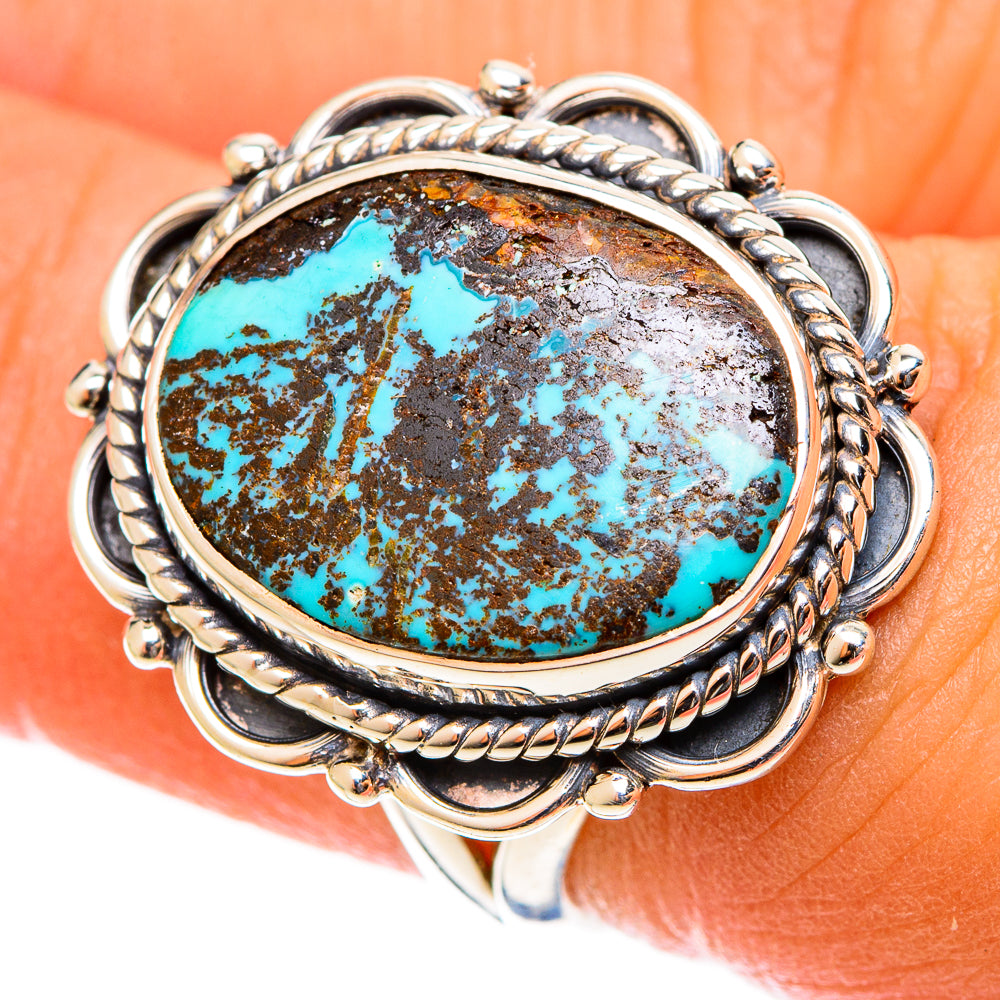 Shattuckite Rings handcrafted by Ana Silver Co - RING121998