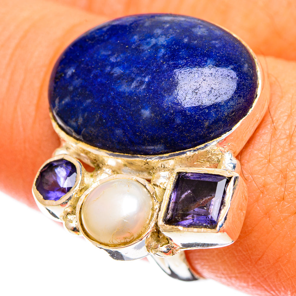 Sodalite Rings handcrafted by Ana Silver Co - RING122004