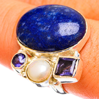 Sodalite Rings handcrafted by Ana Silver Co - RING122004