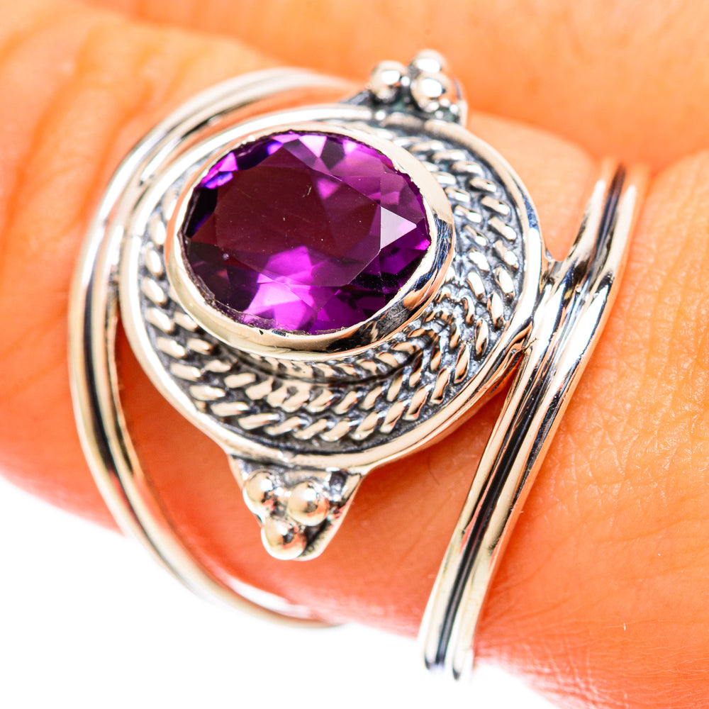 Amethyst Rings handcrafted by Ana Silver Co - RING122015