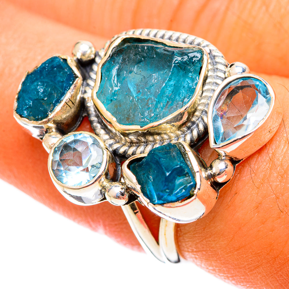 Apatite Rings handcrafted by Ana Silver Co - RING122030