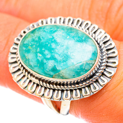 Amazonite Rings handcrafted by Ana Silver Co - RING122033