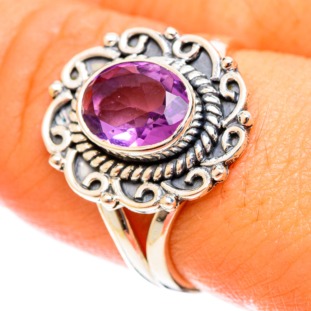 Amethyst Rings handcrafted by Ana Silver Co - RING122043