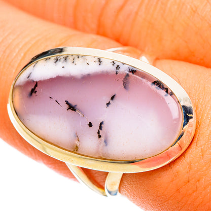 Dendritic Opal Rings handcrafted by Ana Silver Co - RING122049