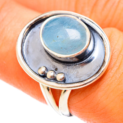 Aquamarine Rings handcrafted by Ana Silver Co - RING122057