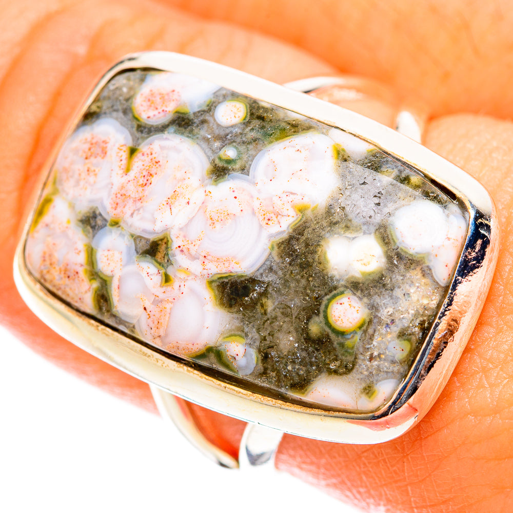 Ocean Jasper Rings handcrafted by Ana Silver Co - RING122060