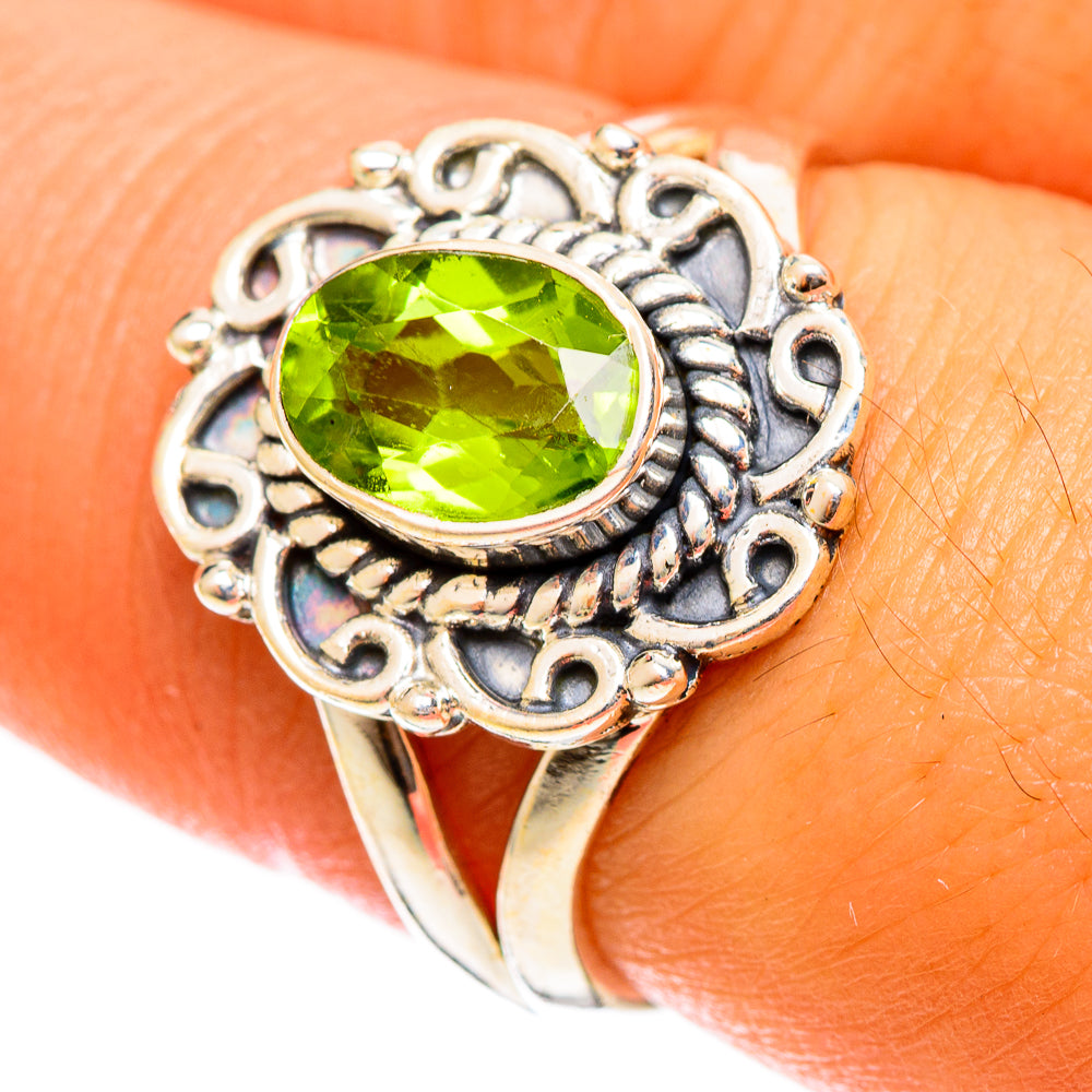 Peridot Rings handcrafted by Ana Silver Co - RING122061