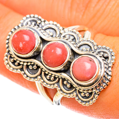 Pink Opal Rings handcrafted by Ana Silver Co - RING122066