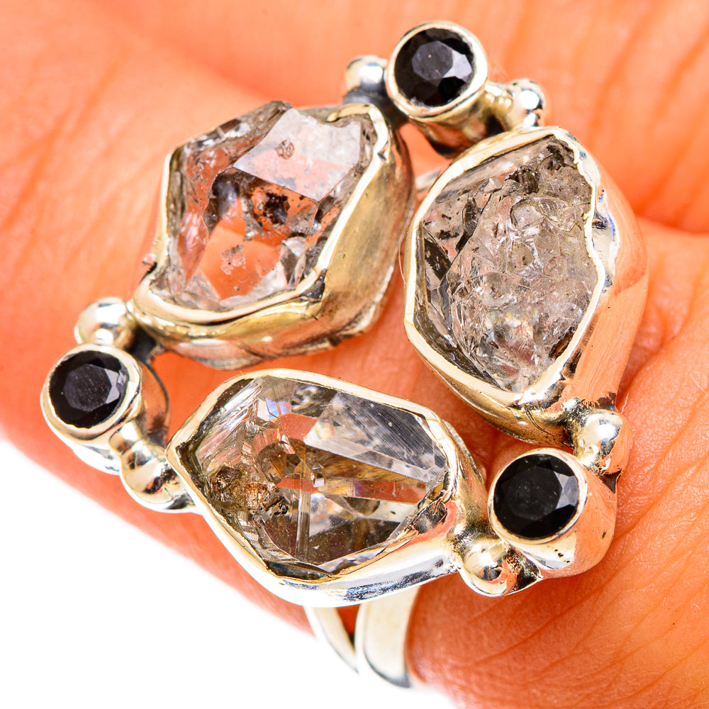 Herkimer Diamond Rings handcrafted by Ana Silver Co - RING122073