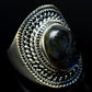 Labradorite Rings handcrafted by Ana Silver Co - RING12208