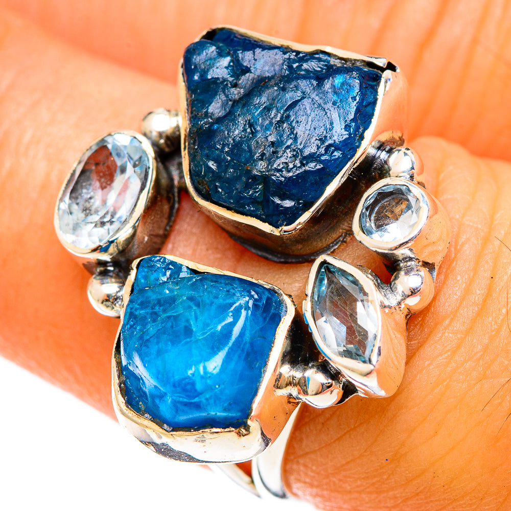 Apatite Rings handcrafted by Ana Silver Co - RING122082