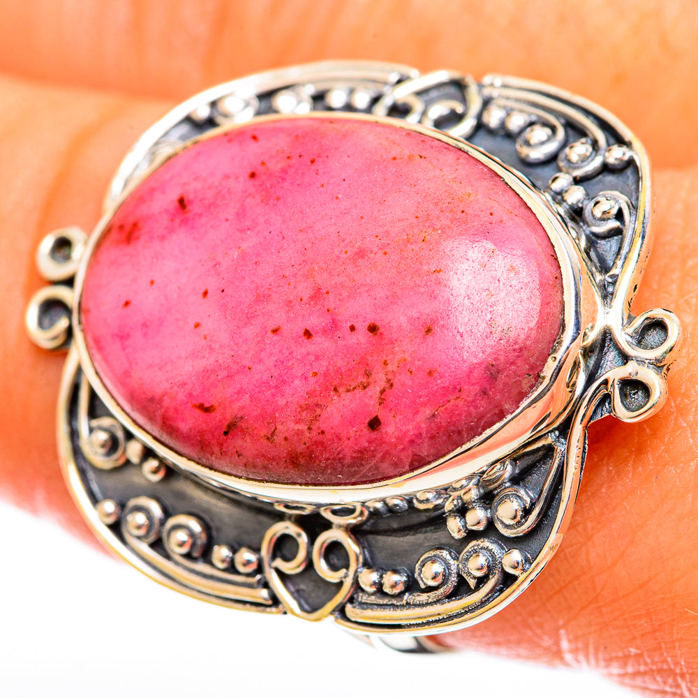 Thulite Rings handcrafted by Ana Silver Co - RING122102