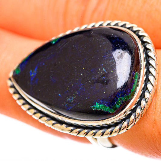 Azurite Rings handcrafted by Ana Silver Co - RING122120