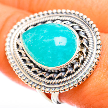 Amazonite Rings handcrafted by Ana Silver Co - RING122132