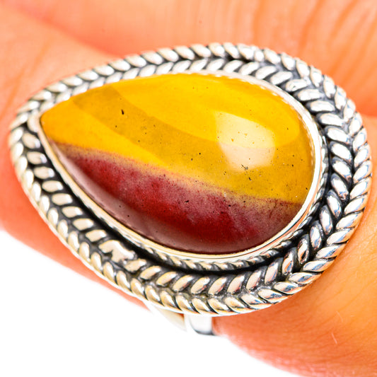 Mookaite Rings handcrafted by Ana Silver Co - RING122136
