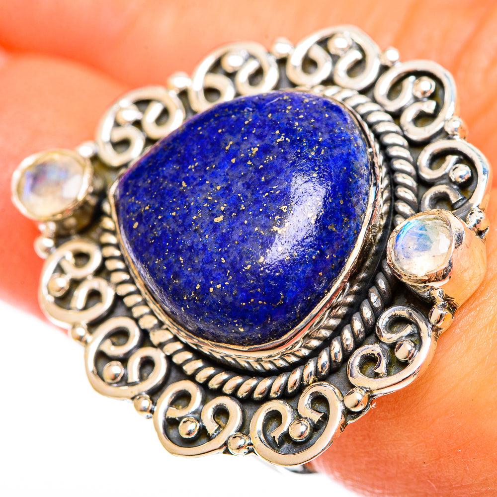 Lapis Lazuli Rings handcrafted by Ana Silver Co - RING122161