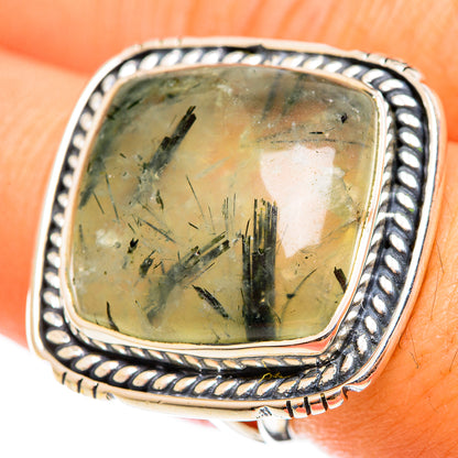 Prehnite Rings handcrafted by Ana Silver Co - RING122170