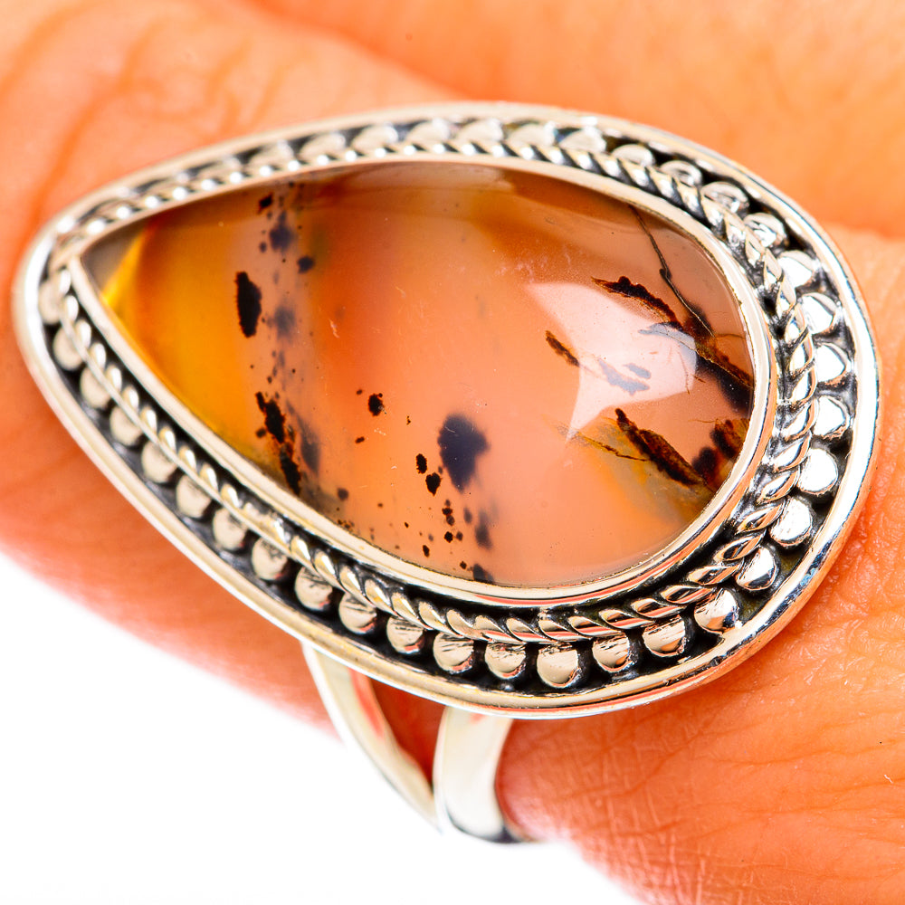 Montana Agate Rings handcrafted by Ana Silver Co - RING122182