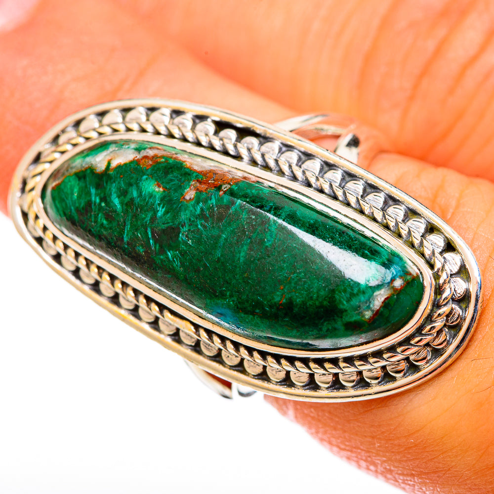 Malachite Rings handcrafted by Ana Silver Co - RING122207