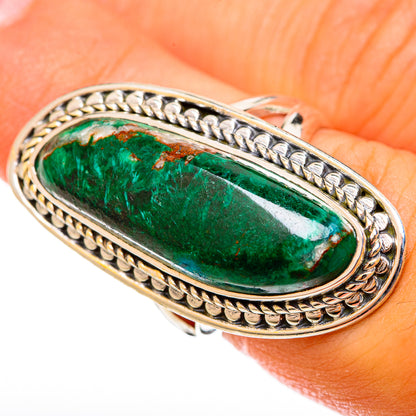 Malachite Rings handcrafted by Ana Silver Co - RING122207