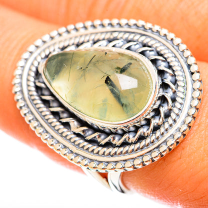 Prehnite Rings handcrafted by Ana Silver Co - RING122215