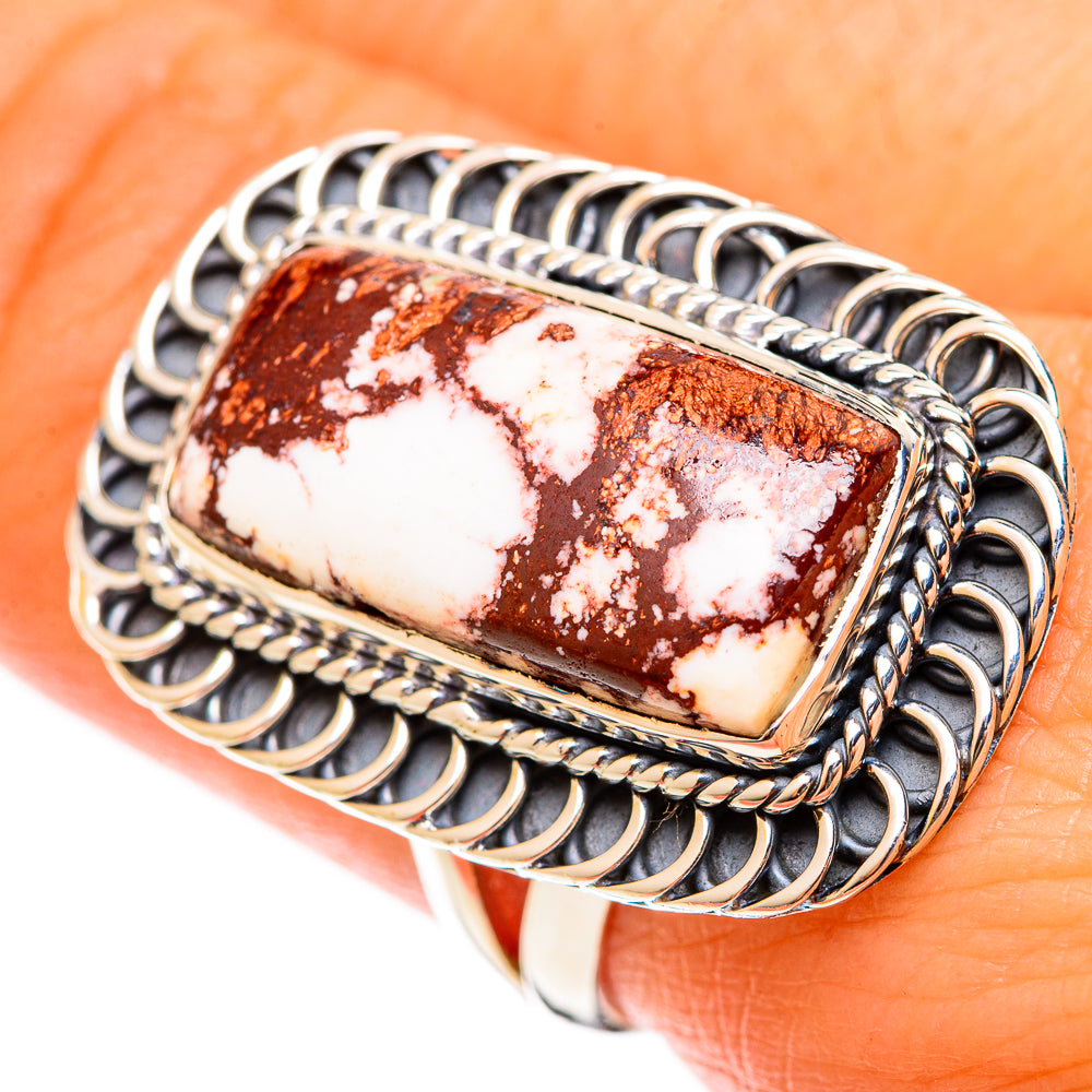 Wild Horse Jasper Rings handcrafted by Ana Silver Co - RING122217
