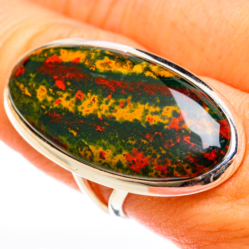 Bloodstone Rings handcrafted by Ana Silver Co - RING122223