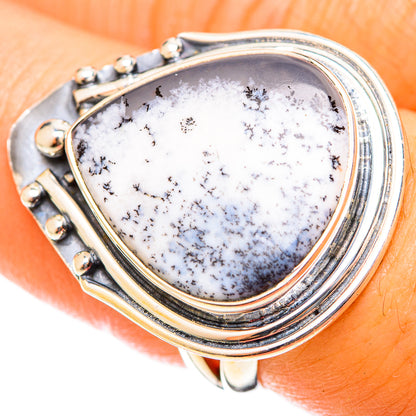 Dendritic Opal Rings handcrafted by Ana Silver Co - RING122229