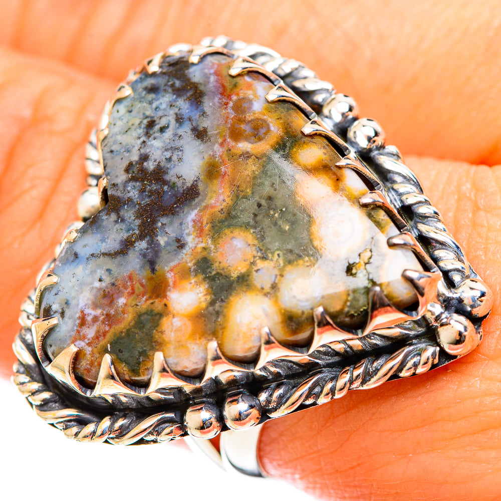 Ocean Jasper Rings handcrafted by Ana Silver Co - RING122232