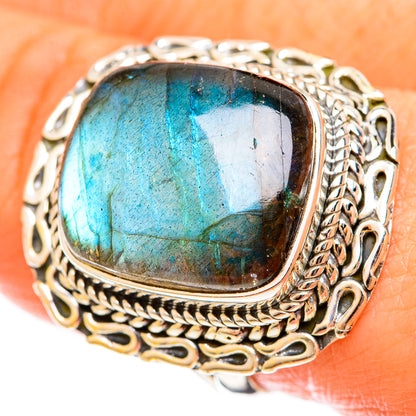 Labradorite Rings handcrafted by Ana Silver Co - RING122234