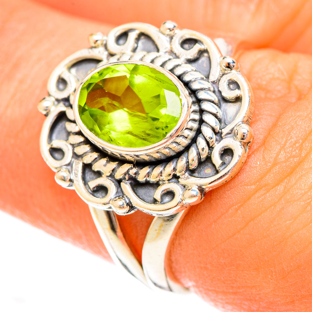 Peridot Rings handcrafted by Ana Silver Co - RING122248