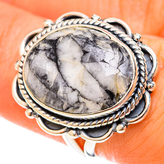 Pinolith Jasper Rings handcrafted by Ana Silver Co - RING122257