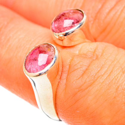 Pink Tourmaline Rings handcrafted by Ana Silver Co - RING122270