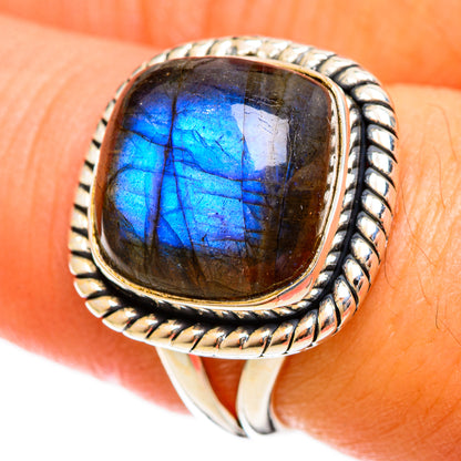 Labradorite Rings handcrafted by Ana Silver Co - RING122279