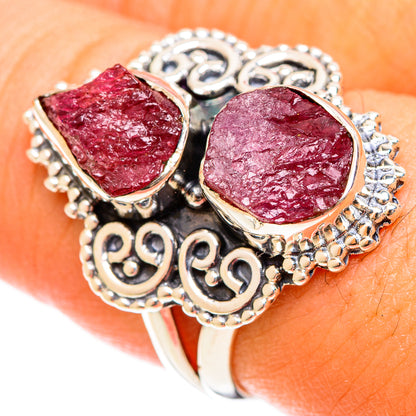 Pink Tourmaline Rings handcrafted by Ana Silver Co - RING122293