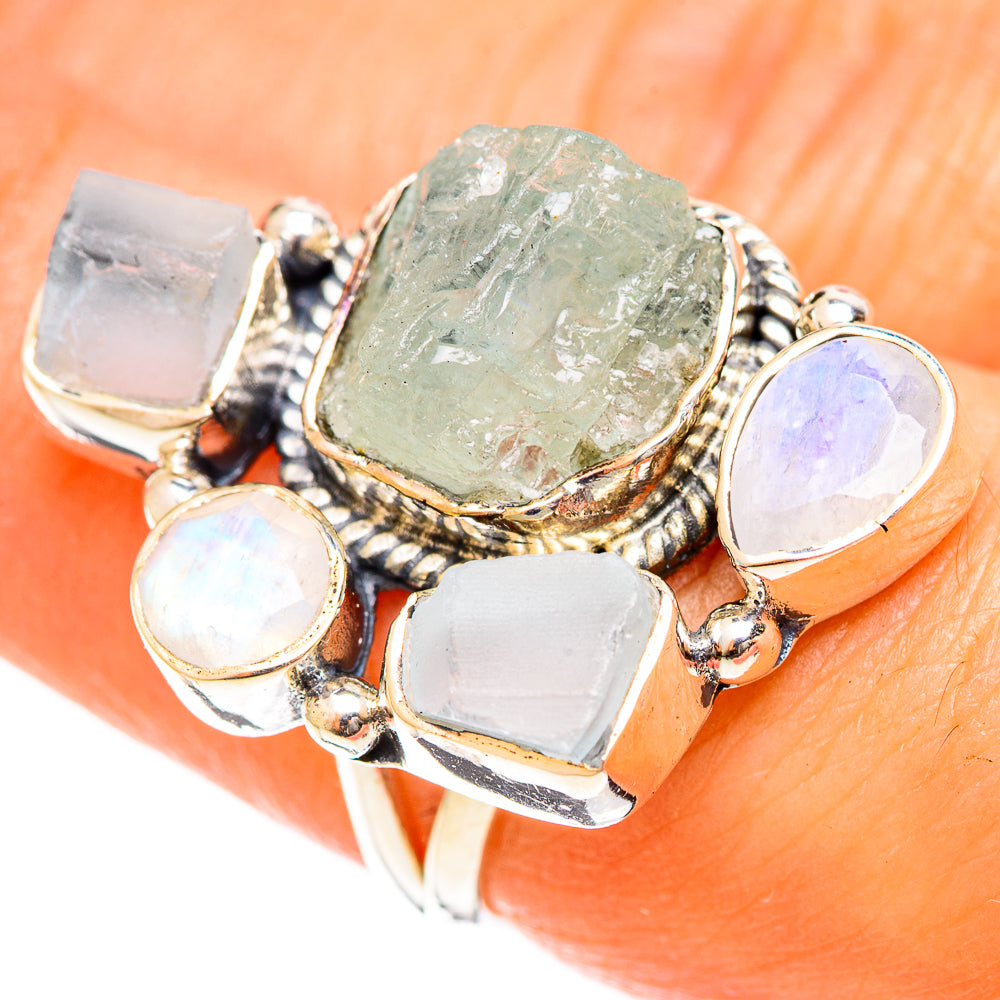 Aquamarine Rings handcrafted by Ana Silver Co - RING122304
