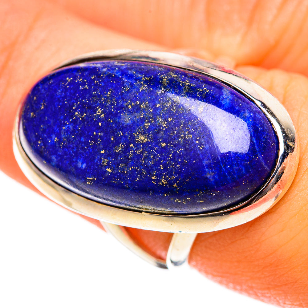 Lapis Lazuli Rings handcrafted by Ana Silver Co - RING122322