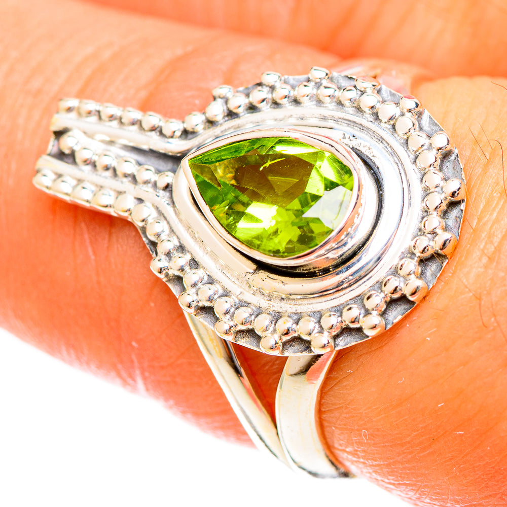 Peridot Rings handcrafted by Ana Silver Co - RING122347