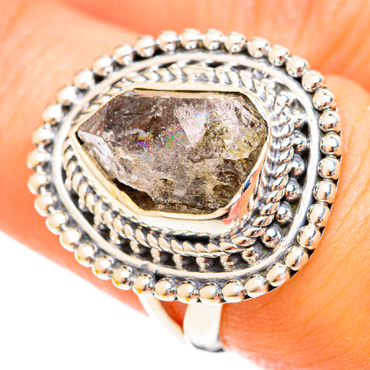 Herkimer Diamond Rings handcrafted by Ana Silver Co - RING122353