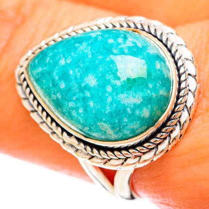 Amazonite Rings handcrafted by Ana Silver Co - RING122362