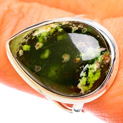 Australian Green Opal Rings handcrafted by Ana Silver Co - RING122364
