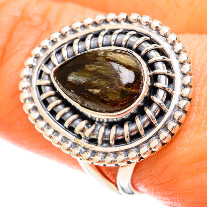 Seraphinite Rings handcrafted by Ana Silver Co - RING122390