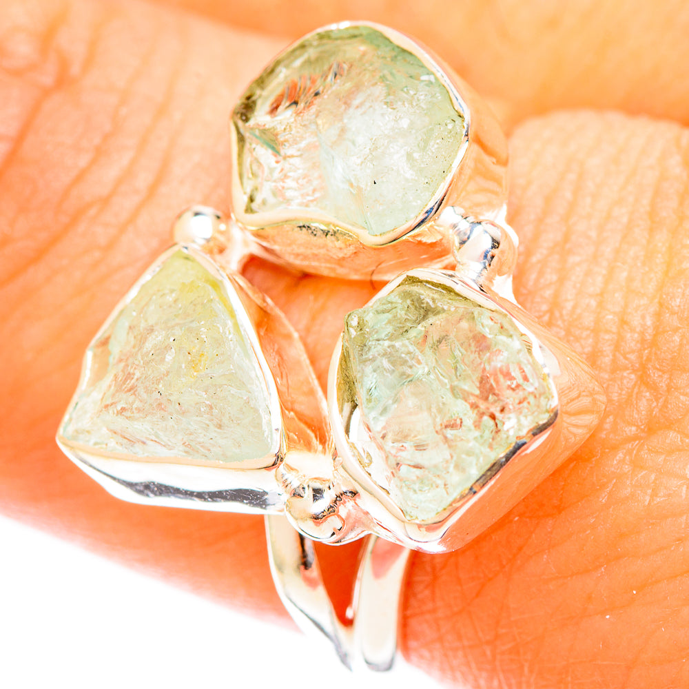Aquamarine Rings handcrafted by Ana Silver Co - RING122399