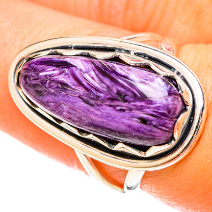 Charoite Rings handcrafted by Ana Silver Co - RING122411