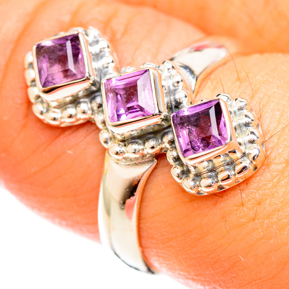 Amethyst Rings handcrafted by Ana Silver Co - RING122412