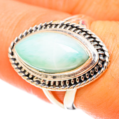Larimar Rings handcrafted by Ana Silver Co - RING122418