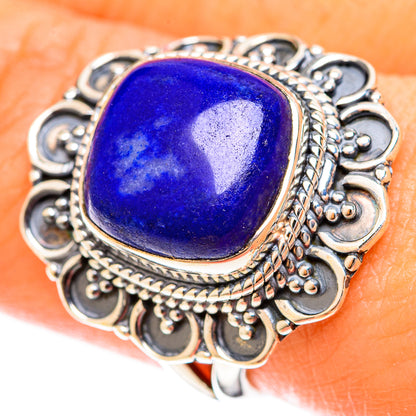Lapis Lazuli Rings handcrafted by Ana Silver Co - RING122419