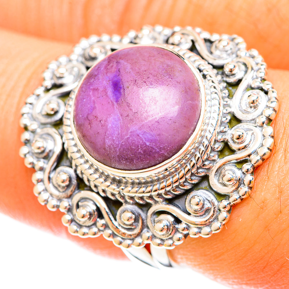 Phosphosiderite Rings handcrafted by Ana Silver Co - RING122431